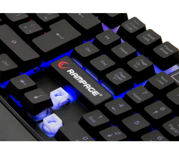 Rampage Klawiatura gamingowa Rampage KB-R66 Multicolor LED RAMPKE140 - 1381809 - zdjęcie 3